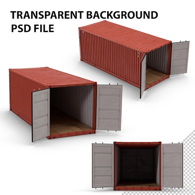 PSD Контейнер для перевозки в пнг
