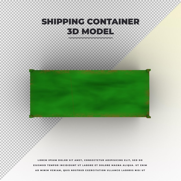 PSD shipping container