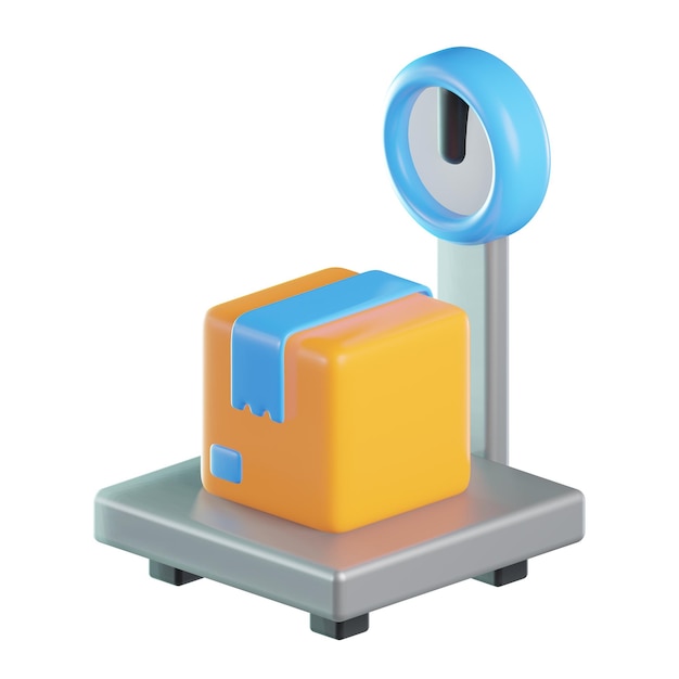 PSD shipping delivery logistics weight scale