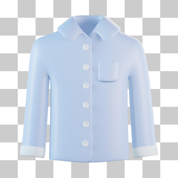 PSD iconica 3d della camicia