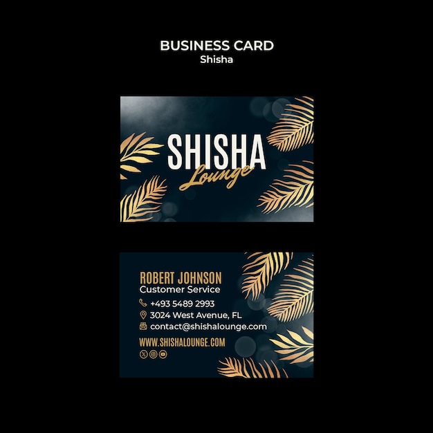 shisha template design