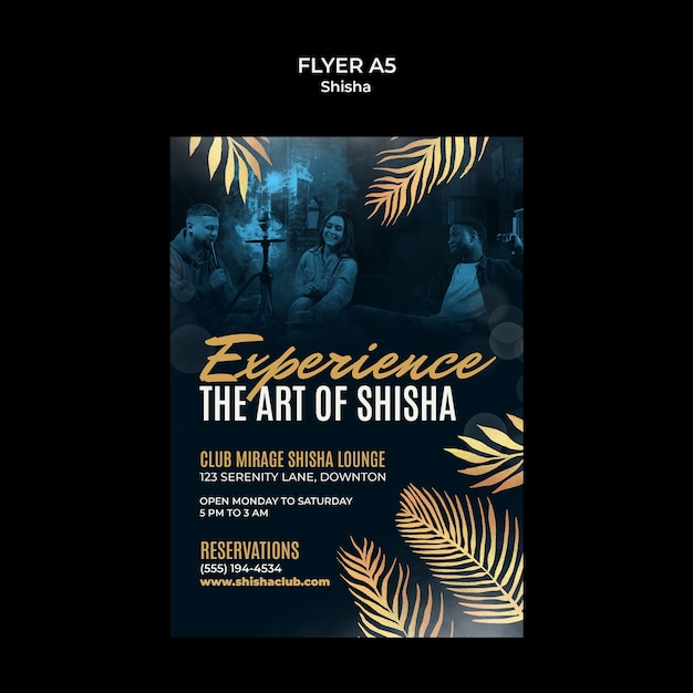 shisha template design