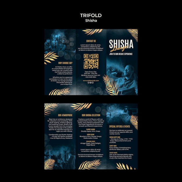 shisha template design