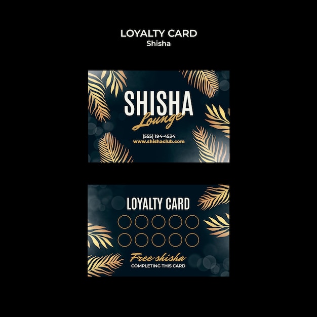 shisha template design