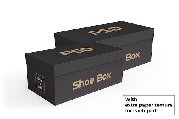 PSD鞋盒模型
