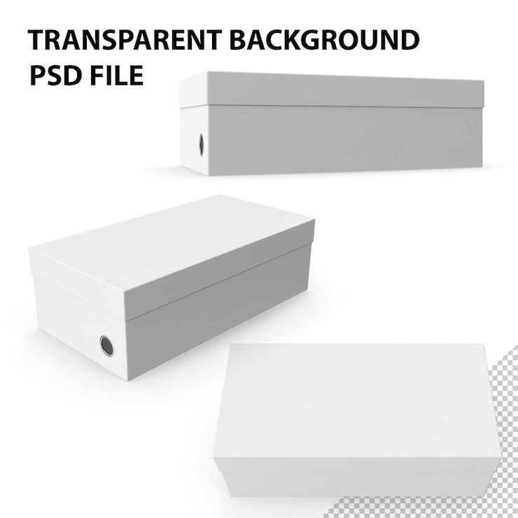PSD shoe box png