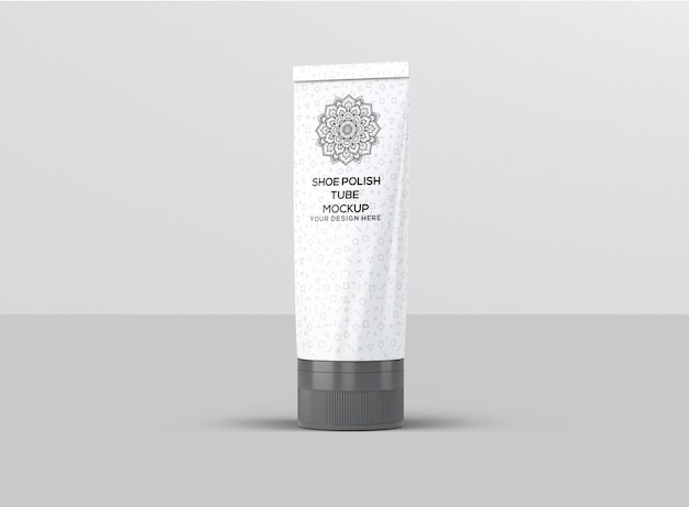 shoe polish tube mockup