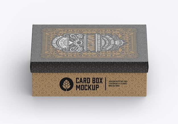 PSD shoes box mockup