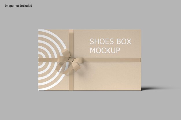 PSD scatola di scarpe mockup