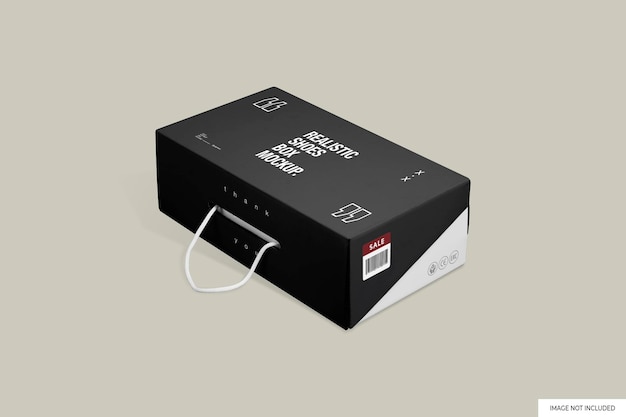 shoes box mockup