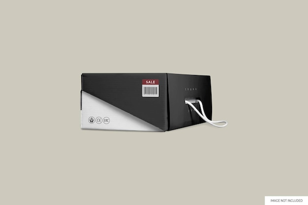 shoes box mockup