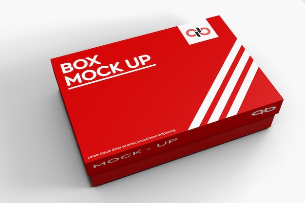 Shoes box mockup