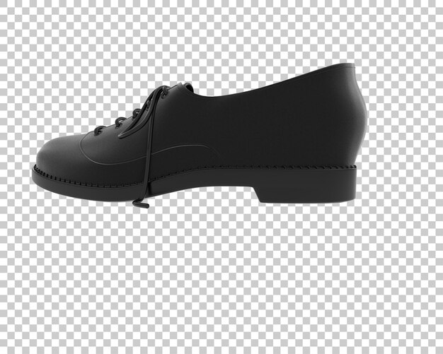 PSD shoes isolated on transparent background 3d rendering illustration