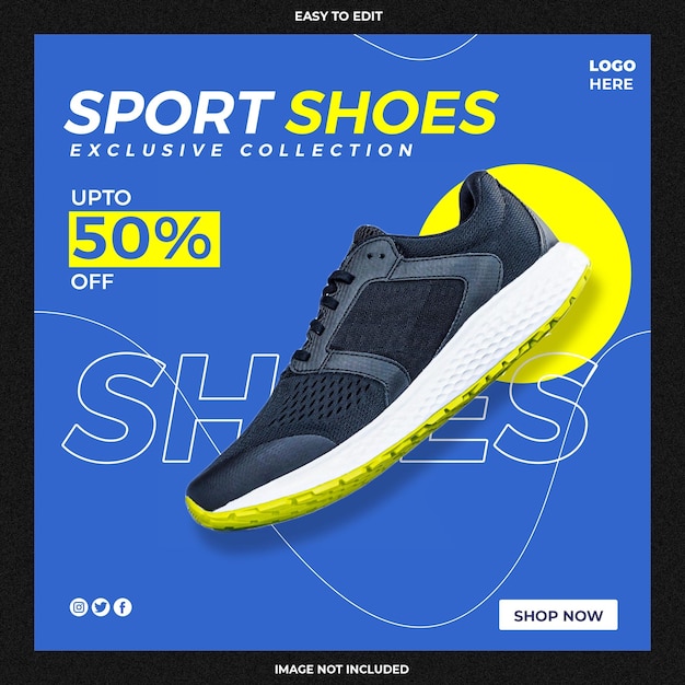 Shoes social media template