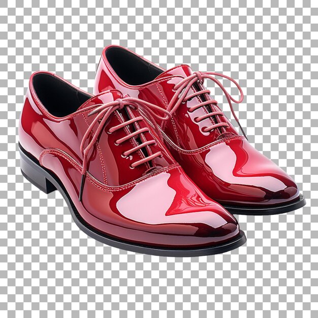 PSD shoes on transparent background