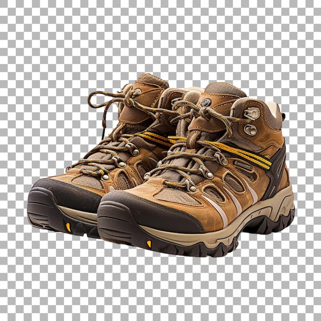 PSD shoes on transparent background