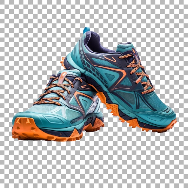 PSD shoes on transparent background