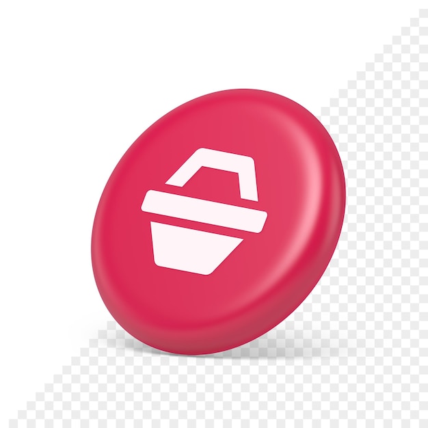 ショップ カート デジタル商業小売ボタン市場グローバル市場アプリ デザイン 3 d 側面図アイコン