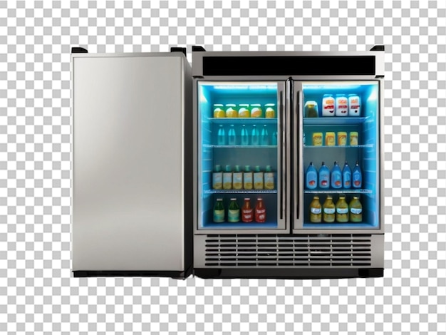 PSD shop fridge on white background