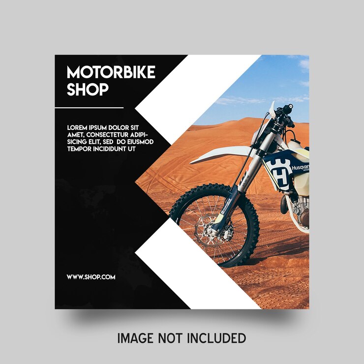 Shop instagram post template