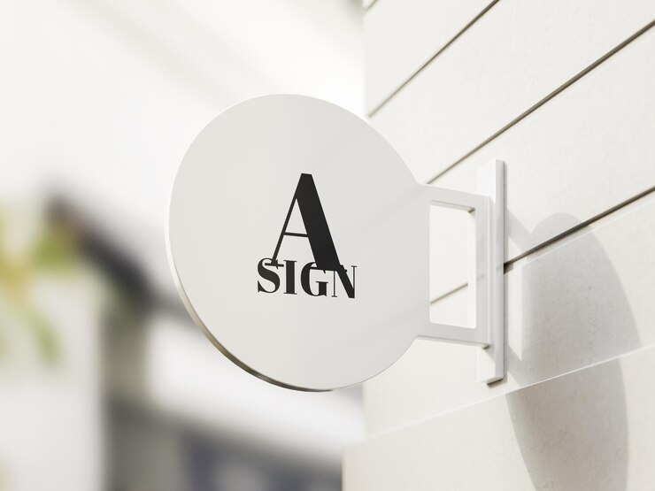 PSD shop logo mockup
