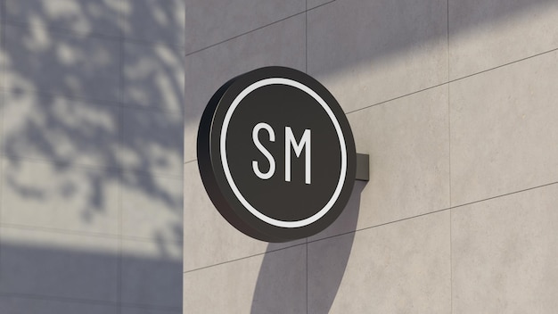 shop sign mockup