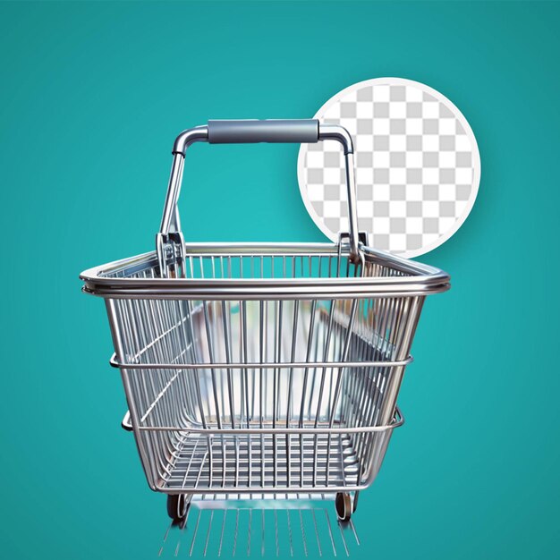 PSD shoping cart isolated