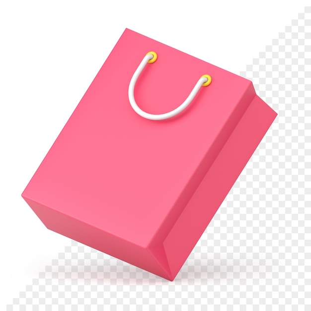 Shopping bag 3d icon