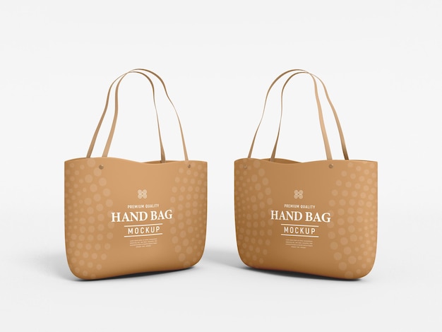shopping bag branding mockup