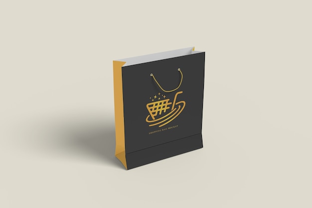 Shopping bag mockup for business