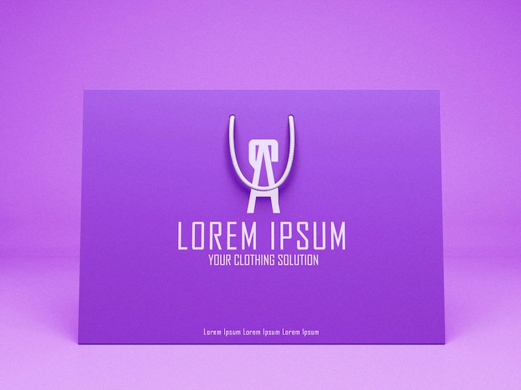 PSD shopping bag mockup psd