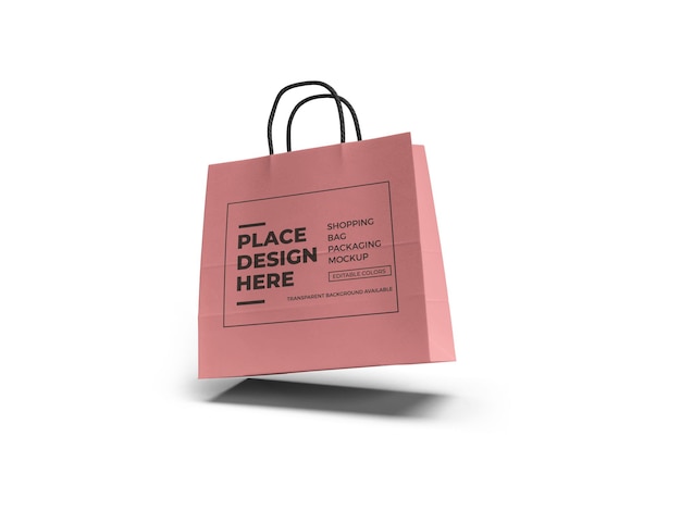 Shopping bag mockup