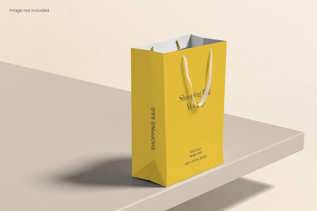 Shopping bag mockup