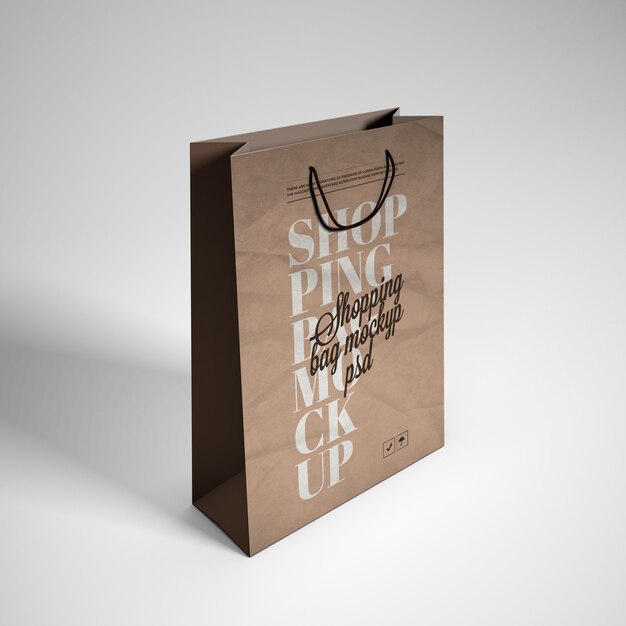 Shopping bag mockup