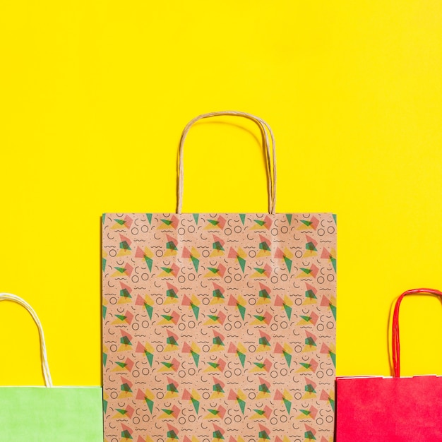 Shopping bag mockup