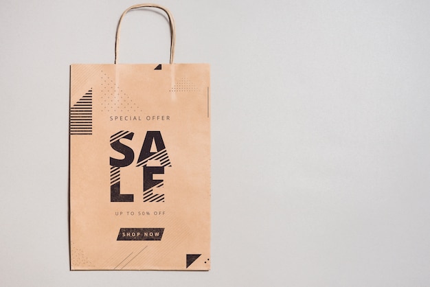 PSD shopping bag mockup