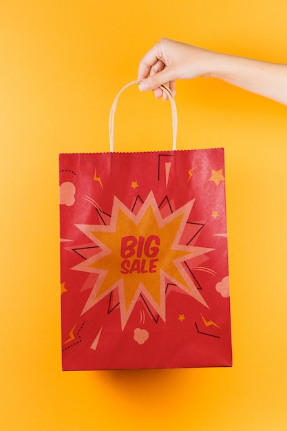 PSD shopping bag mockup