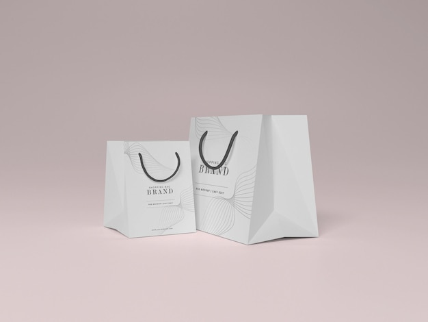 Shopping bag mockup