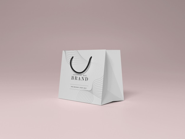 Shopping bag mockup