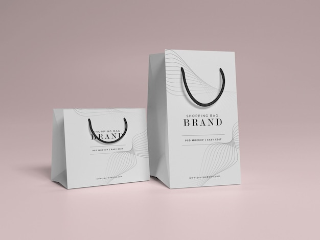 Shopping bag mockup