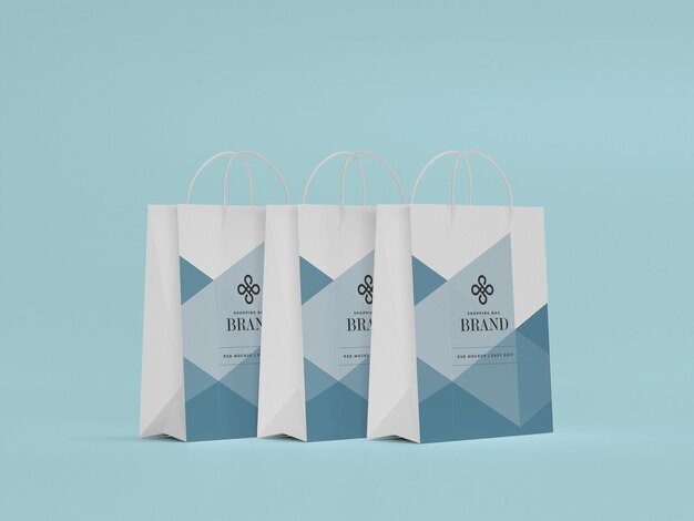 Shopping bag mockup