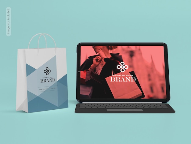 Shopping bag mockup