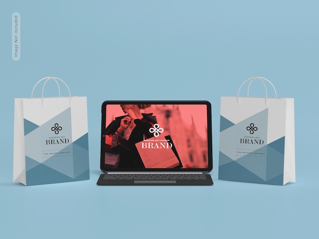 Shopping bag mockup