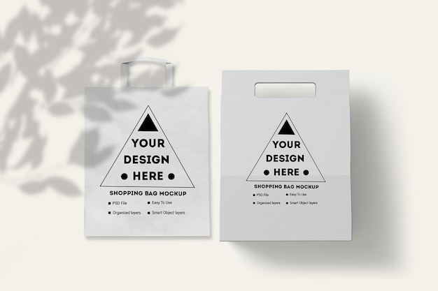 Shopping bag mockup