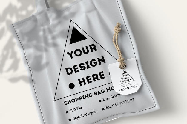 PSD shopping bag mockup