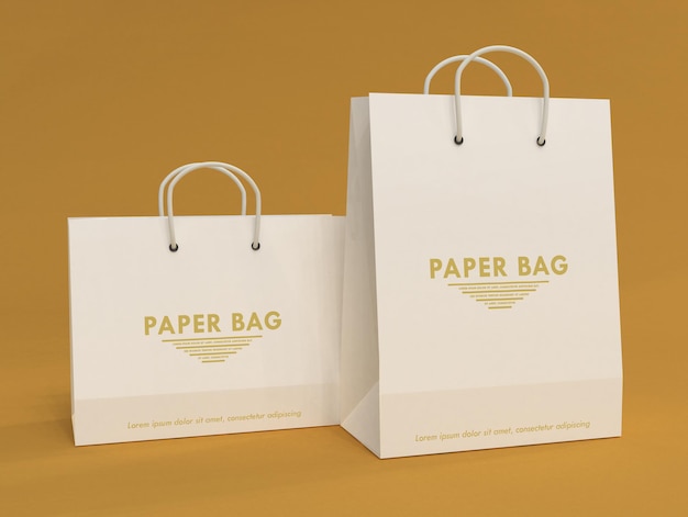 Shopping bag mockup