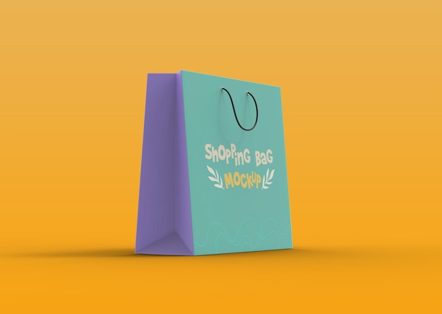 PSD shopping bag mockup