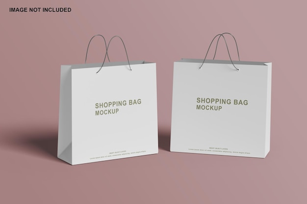 Shopping bag mockup