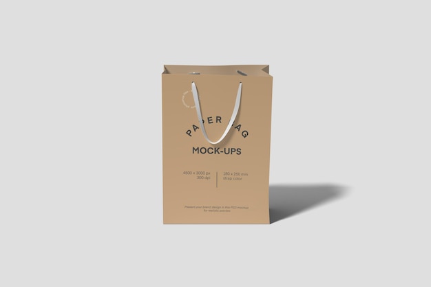 Shopping bag mockup