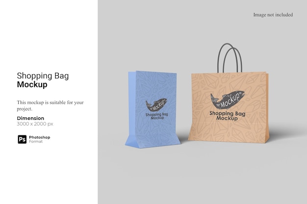 Shopping bag mockup